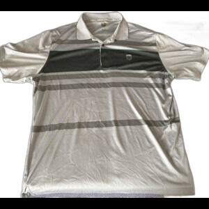 Claret & Green Faldo Polo